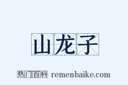 山龙子是什么意思的图片